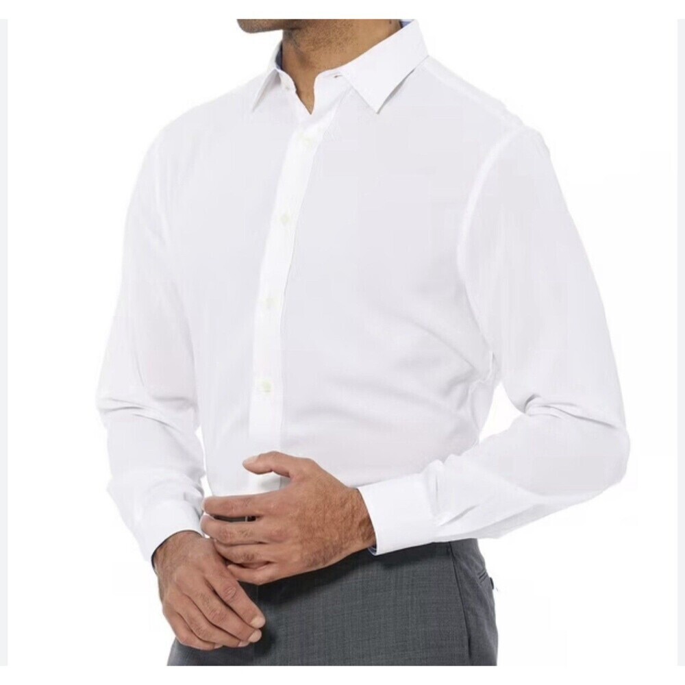 Nick Graham Stretch Modern Fit Dress  Shirt NWT
